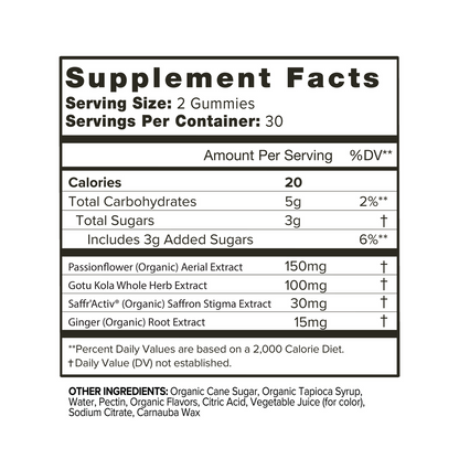 Organifi Happy Drops Sweet Lemon Flavor 60 Gummies